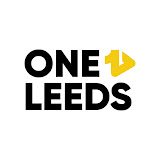 One Leeds Fan Channel Logo, Black and white Logo. 